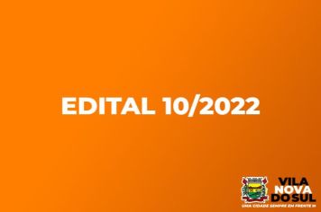 Edital nº 10/2022