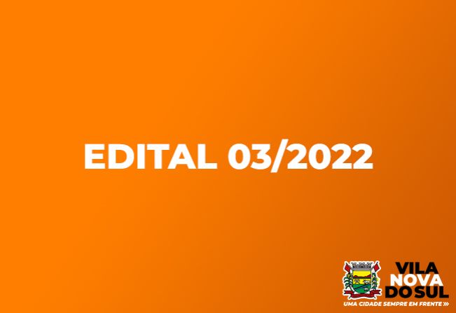 Edital 03/2022 Comdica