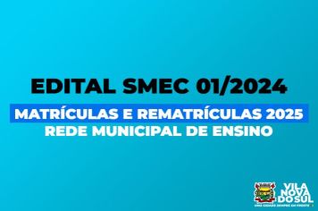 Edital SMEC 01/2024