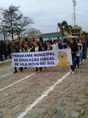 Programa Educação Fiscal no desfile em homenagem à Pátria
