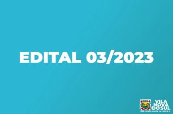 Edital nº 03/2023