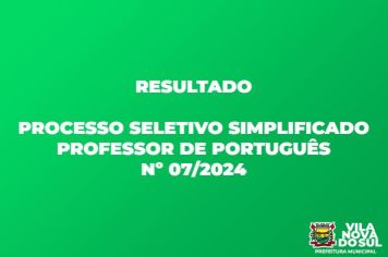 RESULTADO DA PONTUAÇÃO DOS CANDIDATOS INSCRITOS PARA O CARGO DE PROFESSOR DE PORTUGUÊS