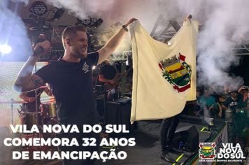 VILA NOVA DO SUL COMEMORA SEU 32º ANIVERSÁRIO 