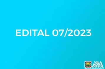 EDITAL Nº 007/2023