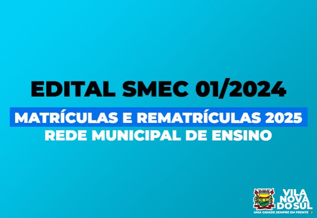 Edital SMEC 01/2024