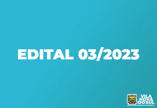 Edital nº 03/2023