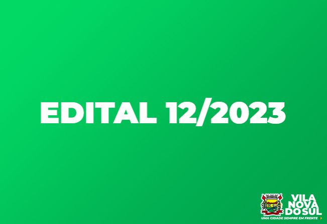 EDITAL COMDICA Nº 012/2023