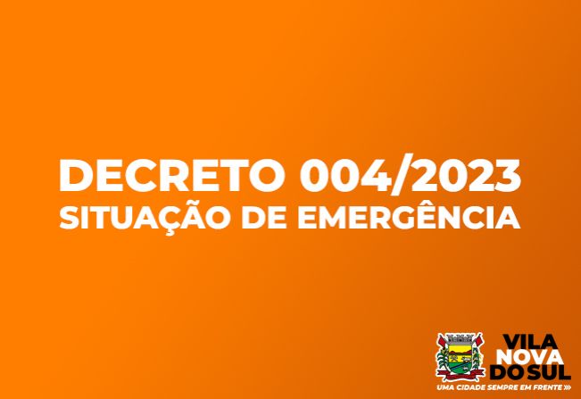 DECRETO Nº 004, DE 17 DE JANEIRO DE 2023.