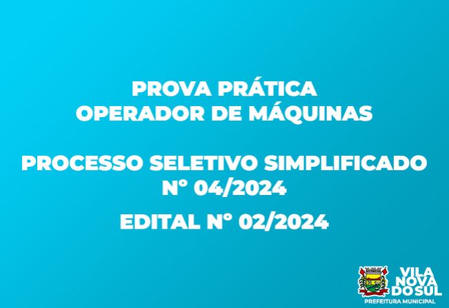 Processo Seletivo Simplificado nº 04/2024