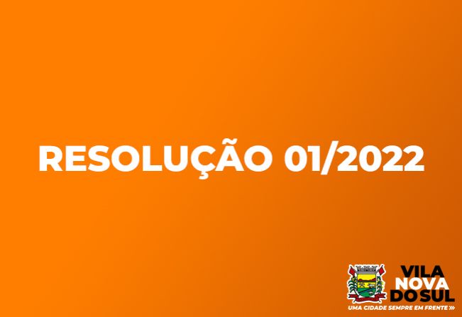 Resolução 01/2022