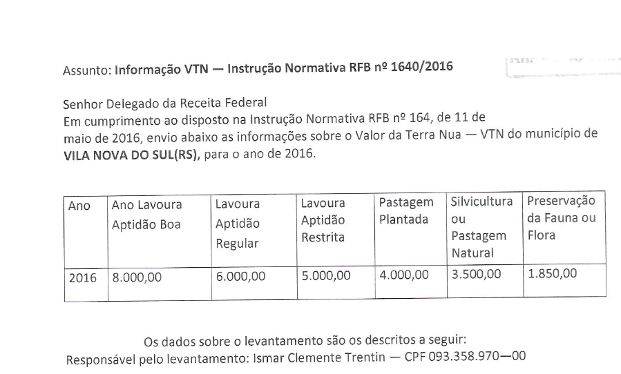 Informação VTN - Ofício GAB. Nº 149/2016